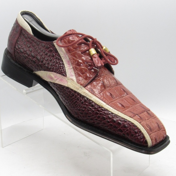Giorgio Brutini Size 10 Croc Print Oxfords R6 C25 main image 7